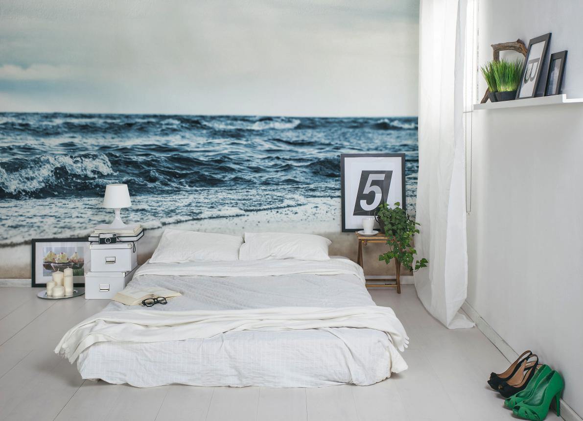 Shoreline Ocean Wave Wall Mural-Wall Mural-Eazywallz