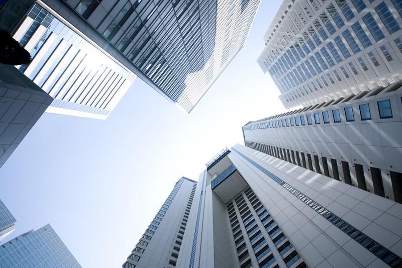 Skyscrapers Wall Mural-Wall Mural-Eazywallz