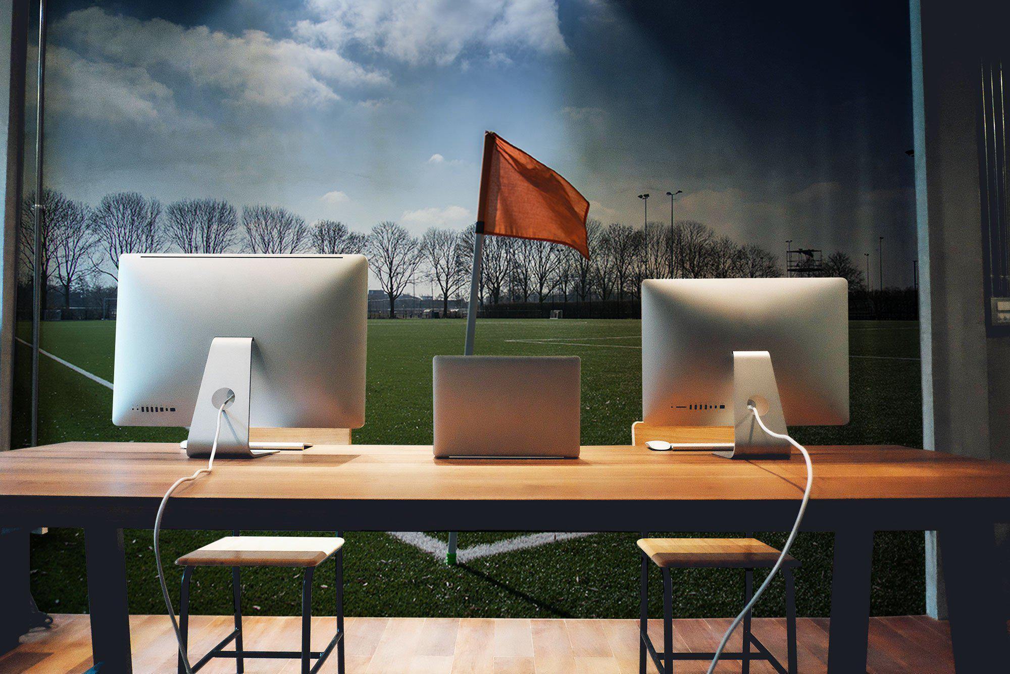 Soccer Corner Flag-Wall Mural-Eazywallz