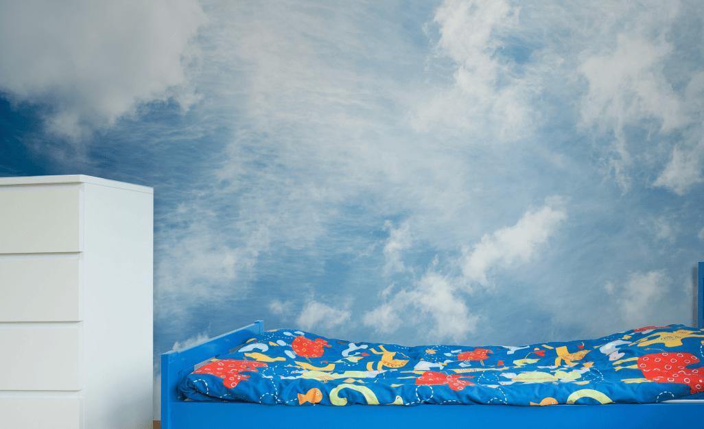 Soft Sky & Clouds Wall Mural-Wall Mural-Eazywallz