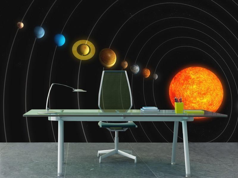 Solar system Wall Mural-Wall Mural-Eazywallz