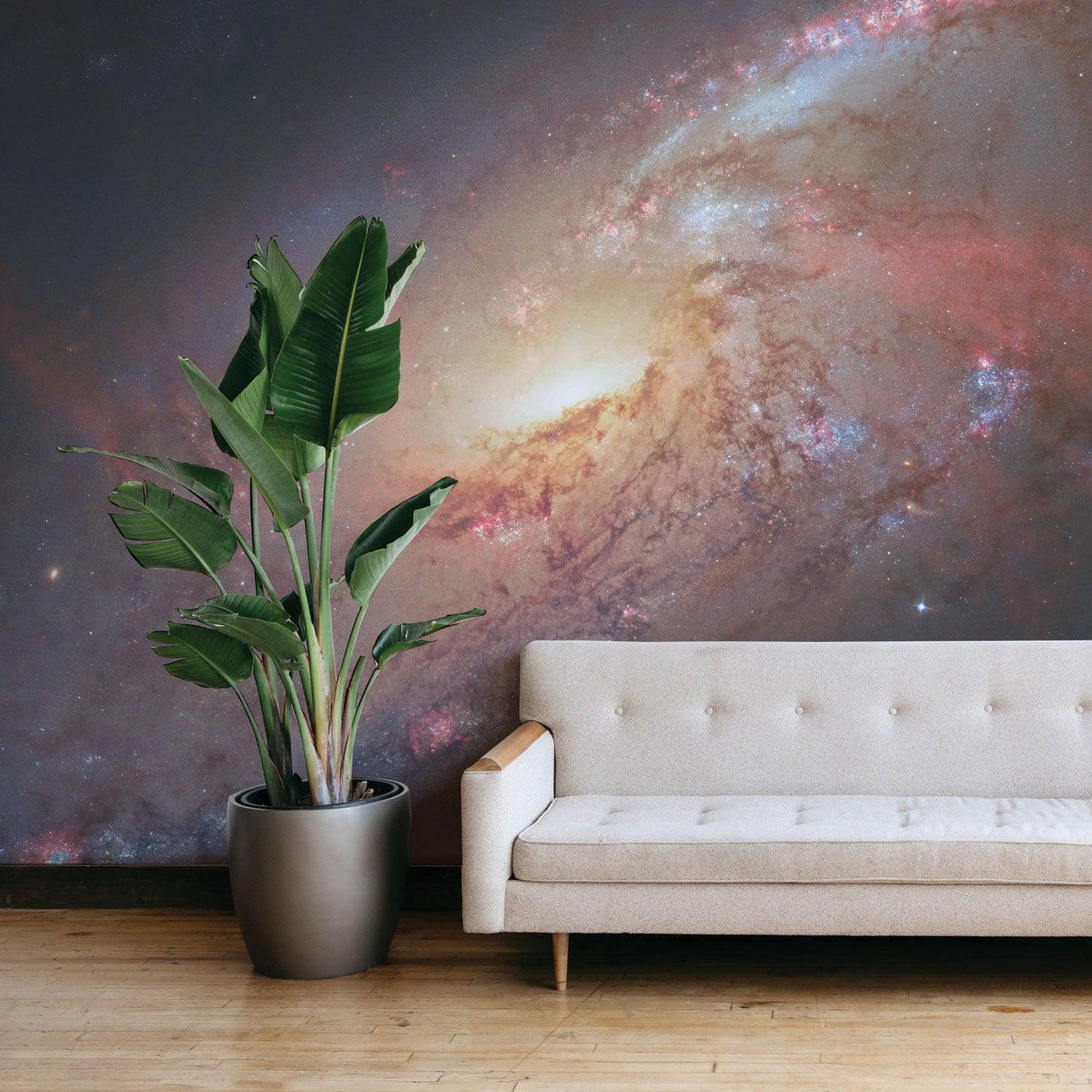 Spiral Galaxy Wallpaper Mural-Wall Mural-Eazywallz
