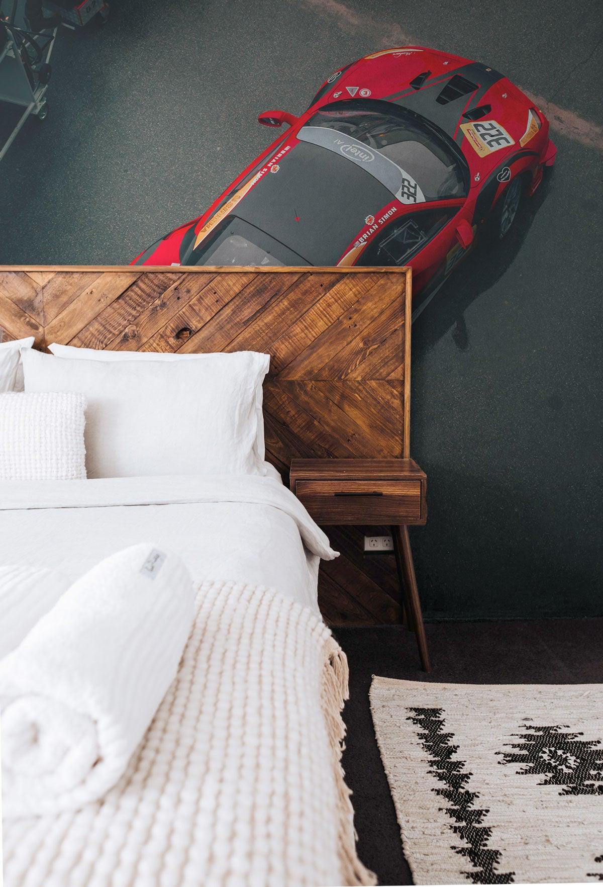 Sports Car Over View Wall Mural-Wall Mural-Eazywallz