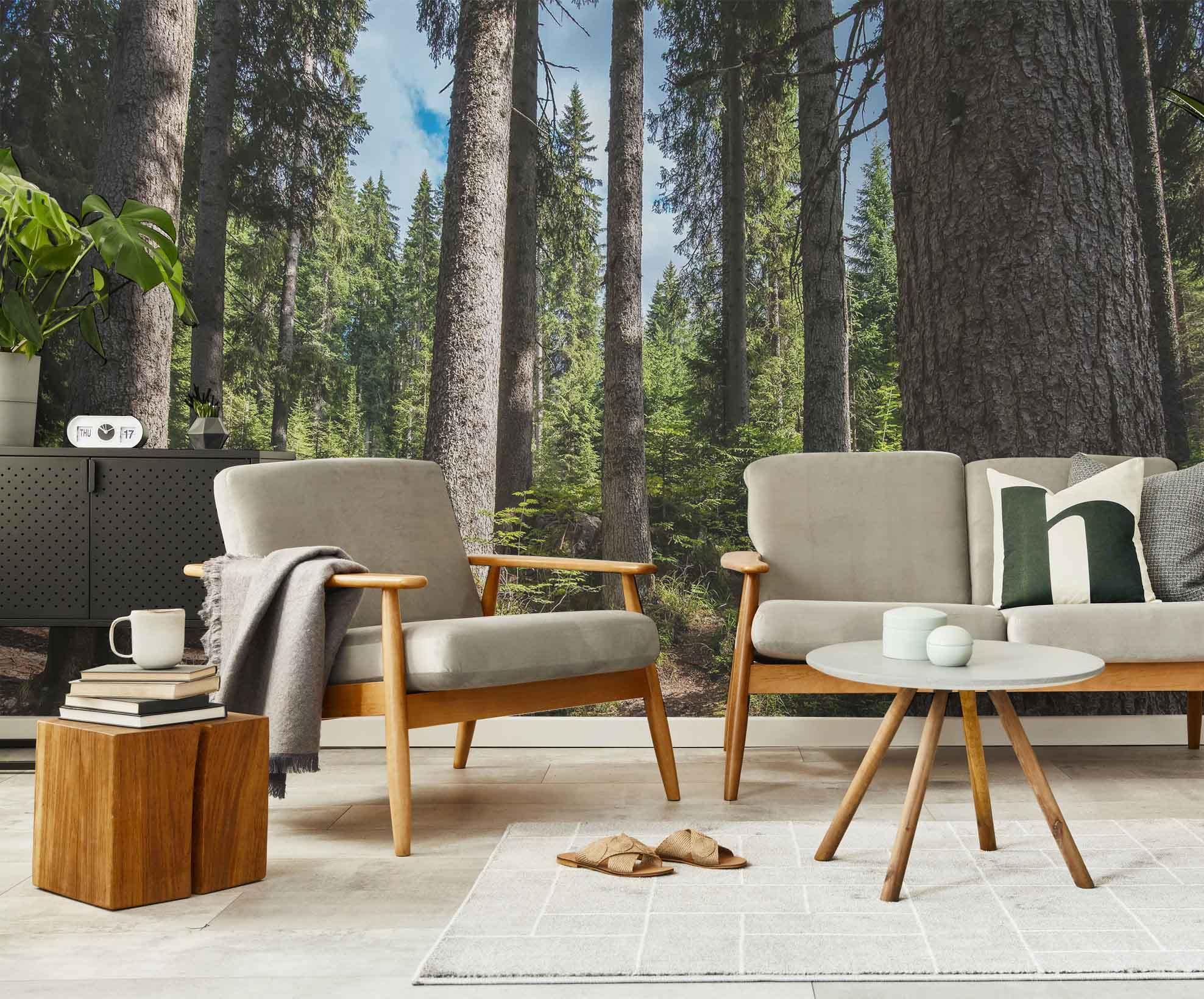 Spring Forest Wallpaper Mural-Wall Mural-Eazywallz