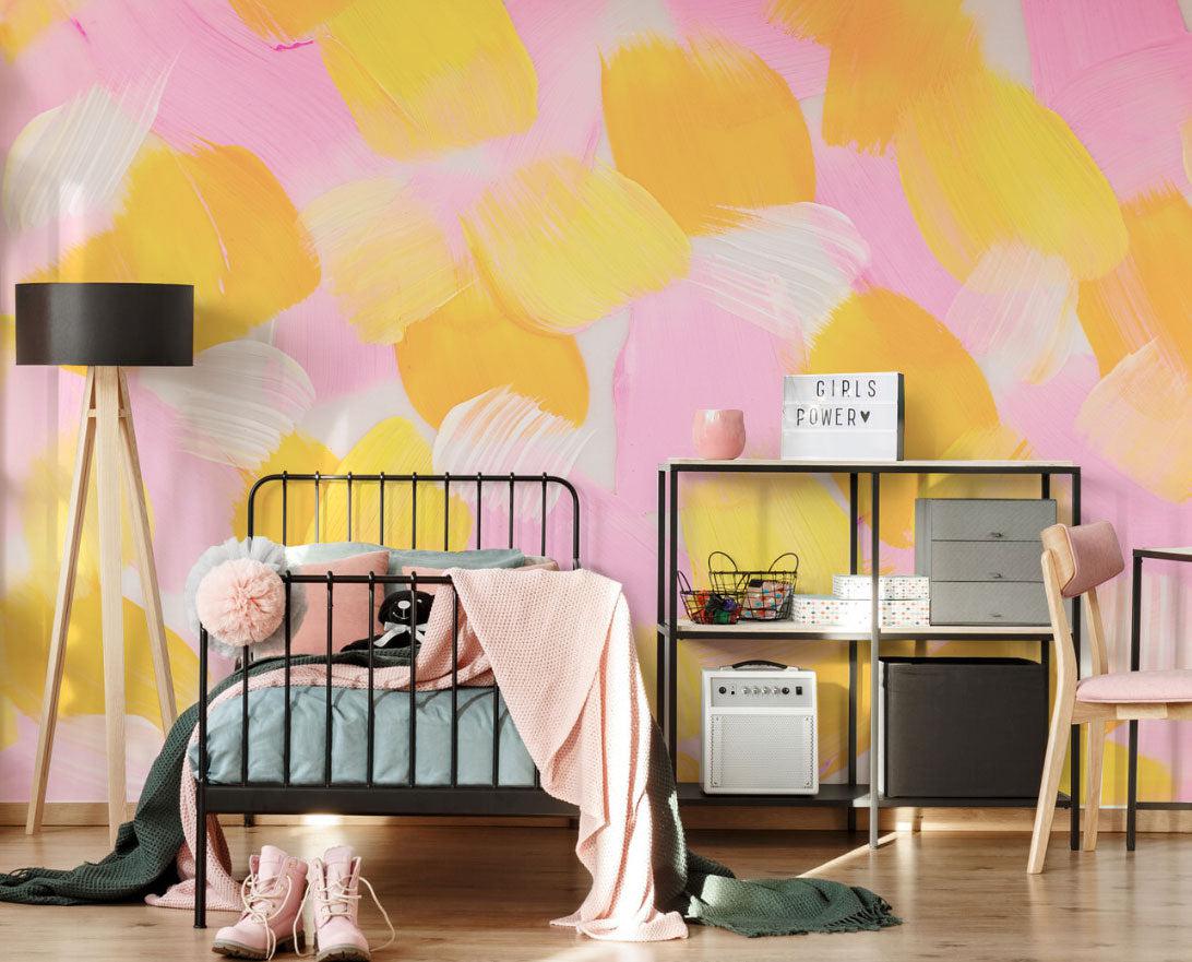 Starburst Paint Strokes Wall Mural-Wall Mural-Eazywallz