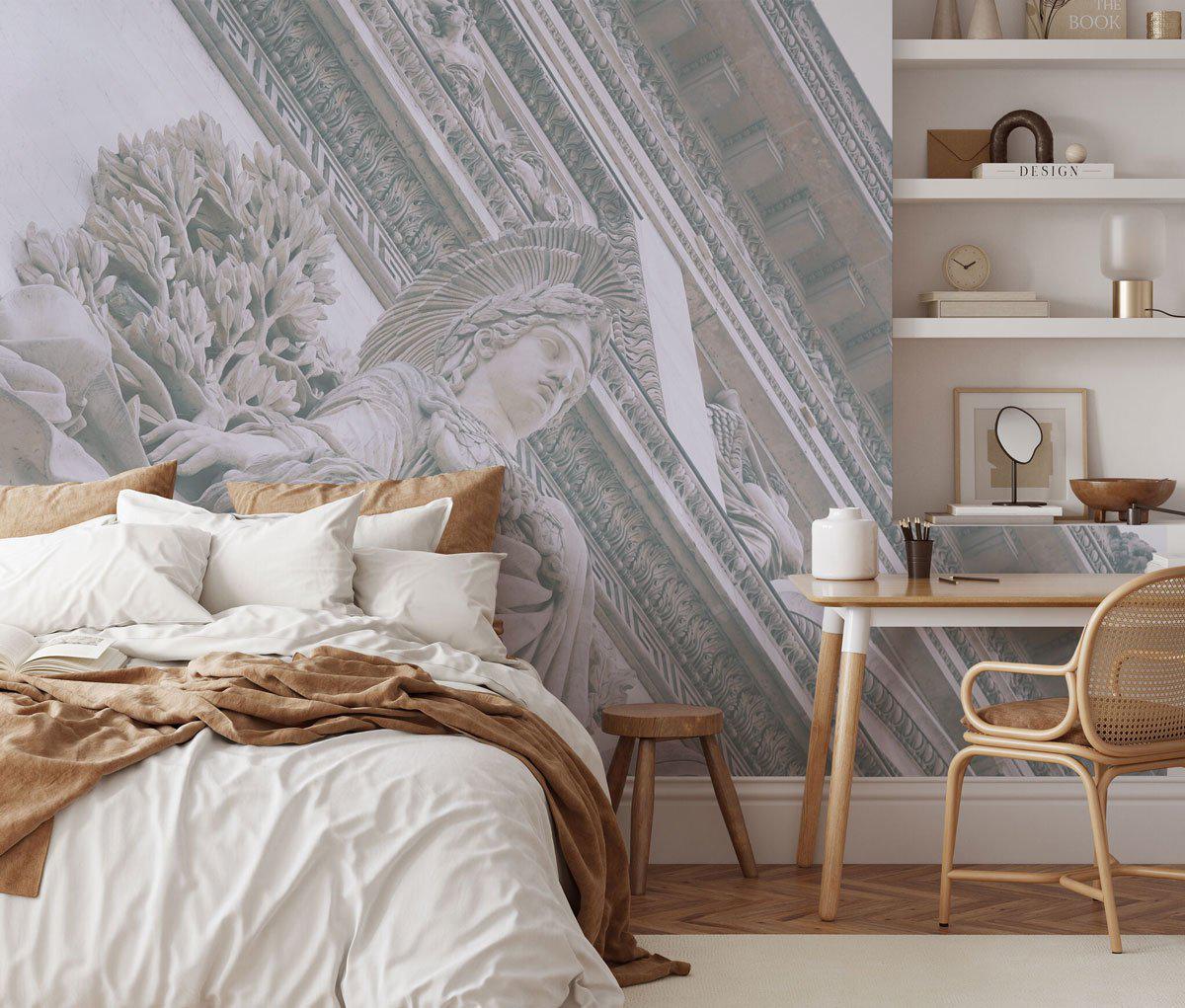 Statues in Paris Wall Mural-Wall Mural-Eazywallz