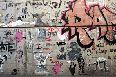 Stencil Revolution Wall Mural-Wall Mural-Eazywallz