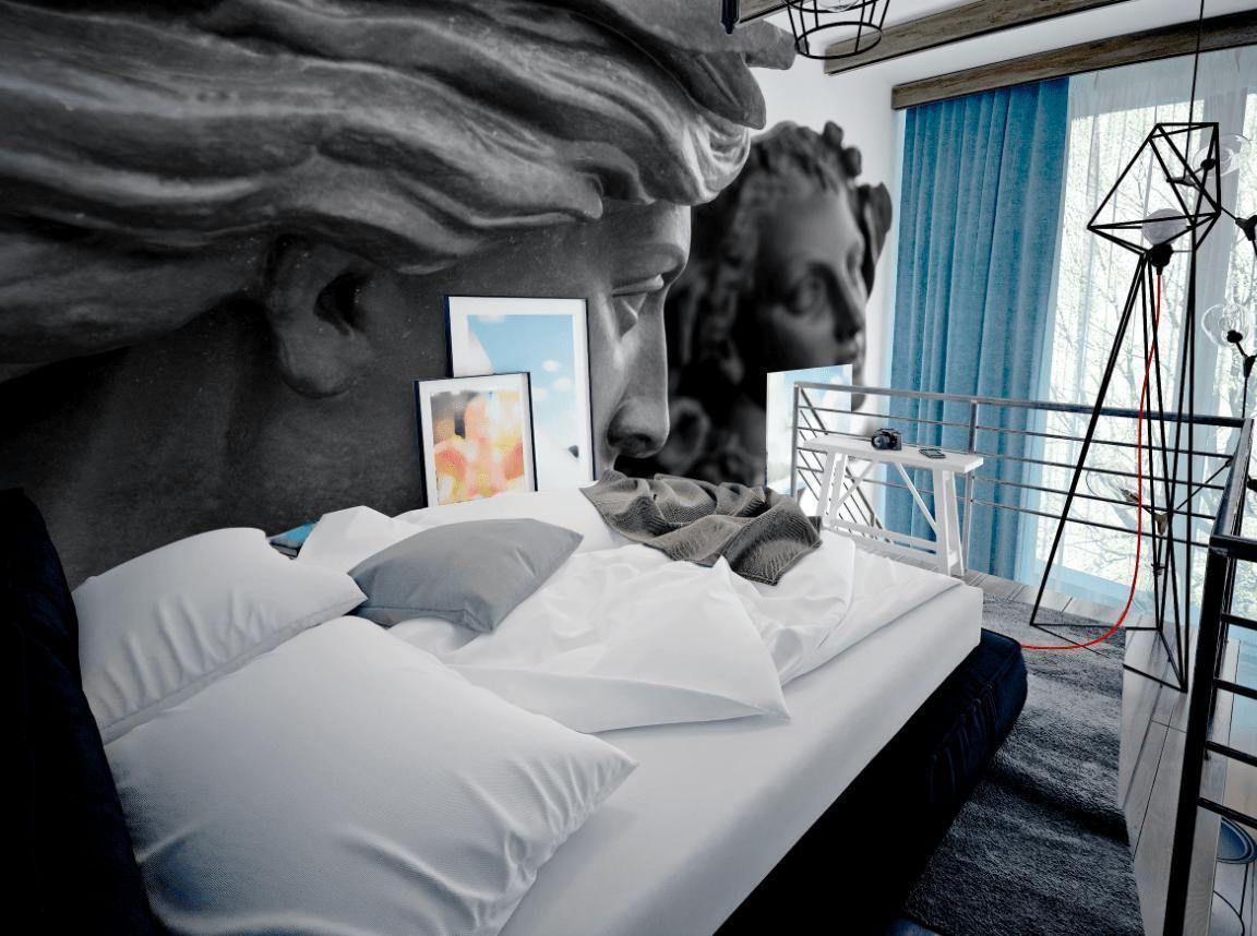 Stone Statues Wall Mural-Wall Mural-Eazywallz