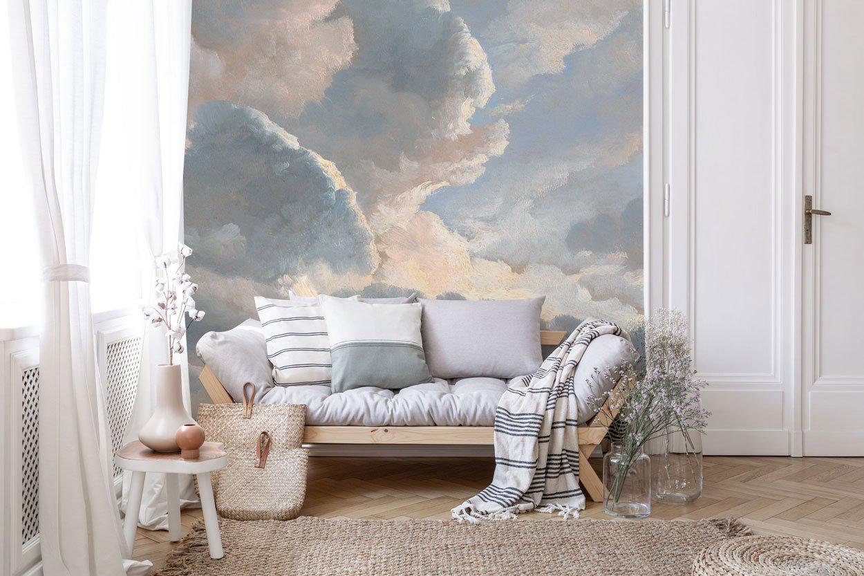 Stormy Clouds Wall Mural-Wall Mural-Eazywallz