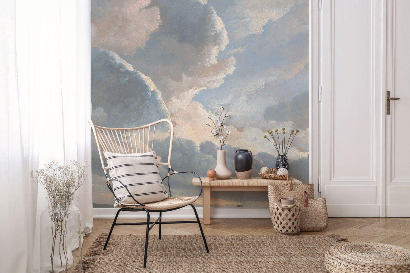 Stormy Clouds Wall Mural-Wall Mural-Eazywallz