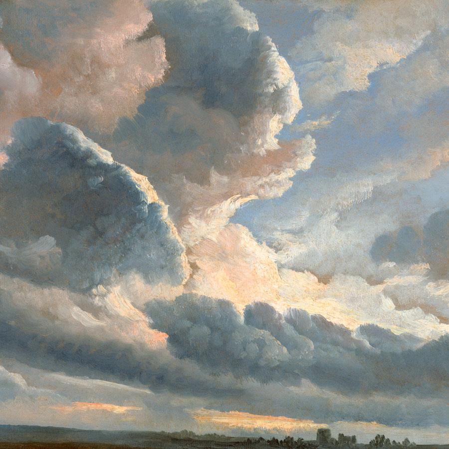 Stormy Clouds Wall Mural-Wall Mural-Eazywallz