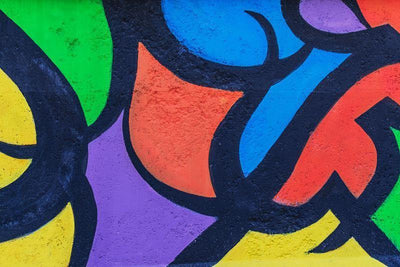 Street Colors Mural-Wall Mural-Eazywallz