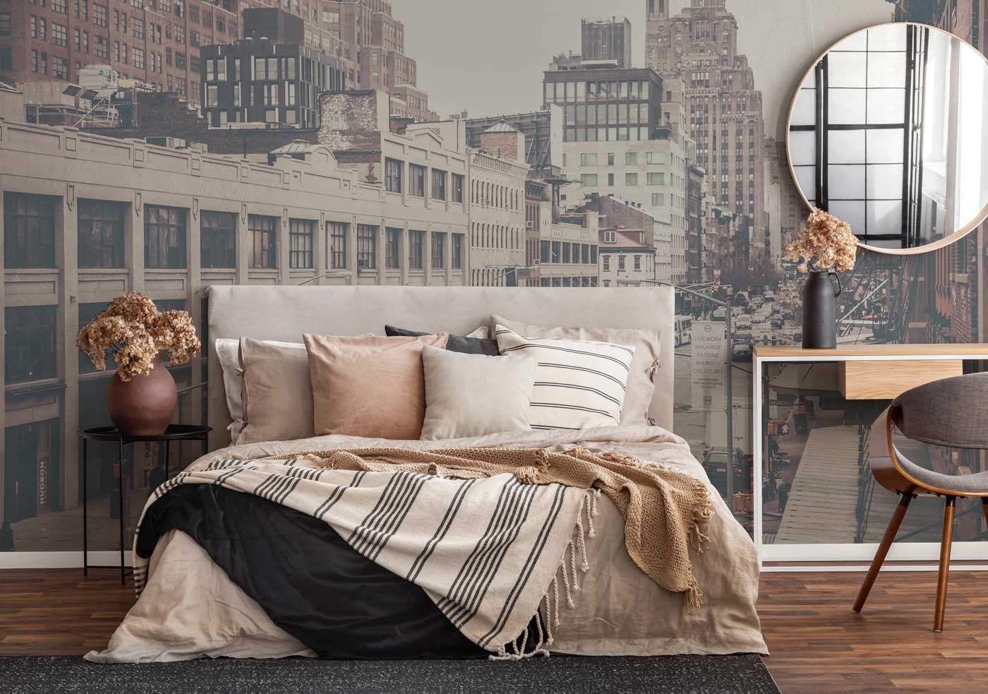 Streets of New York Wall Mural-Wall Mural-Eazywallz