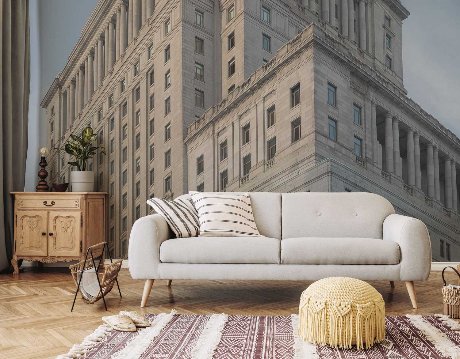 Sunlife Building Wall Mural