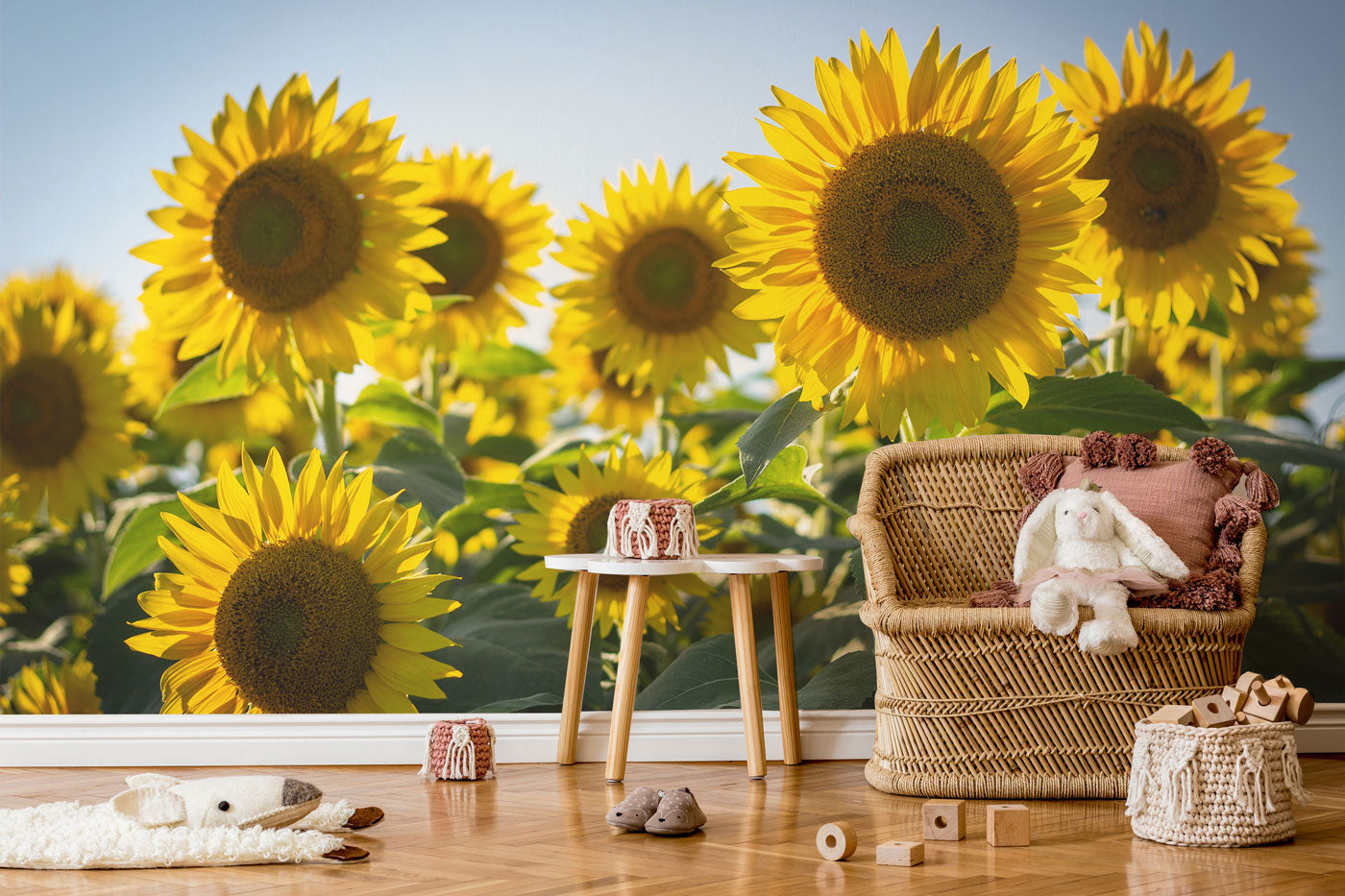 Sunflower Field Wall Mural