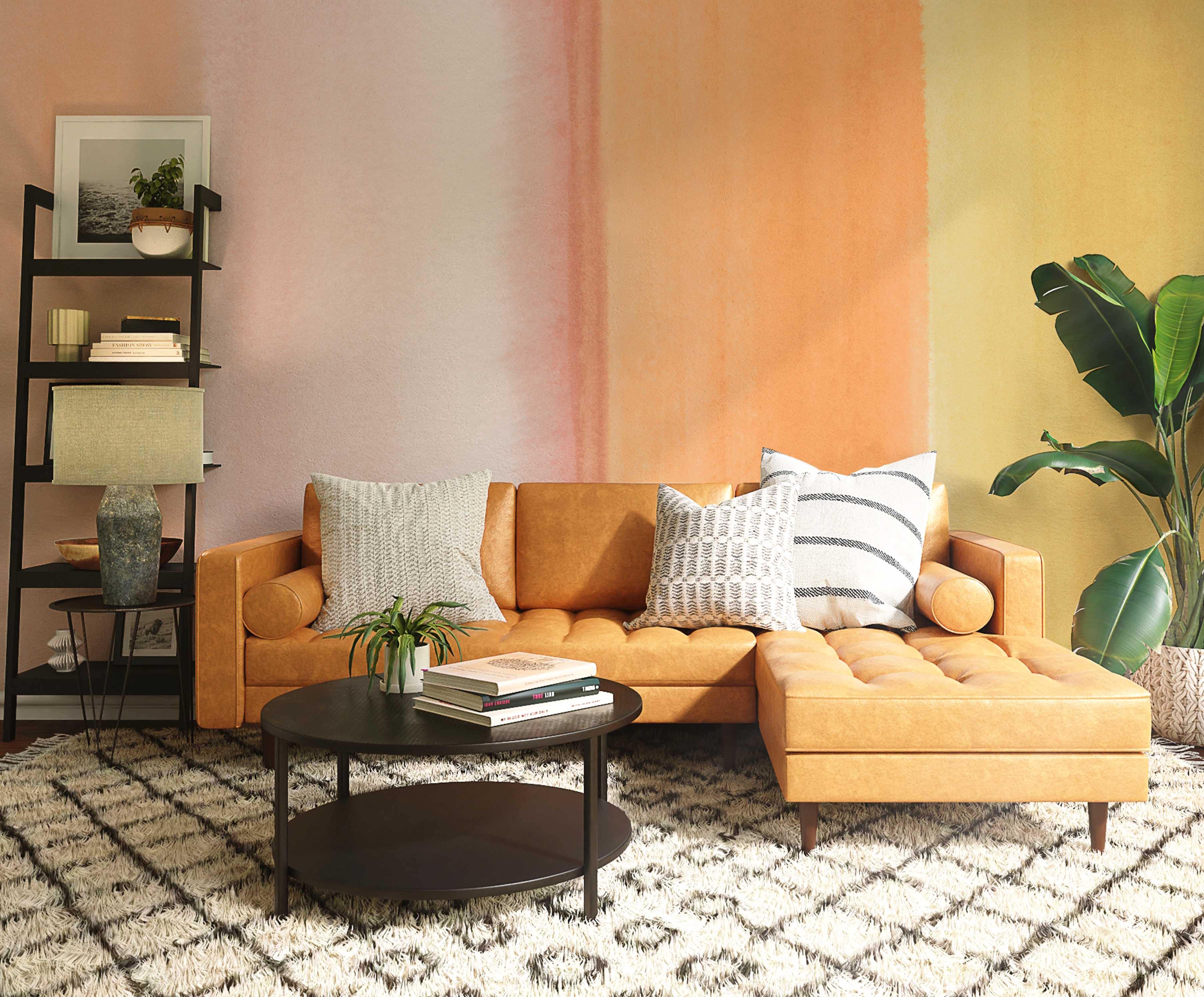 Sunrays Color Block Wall Mural-Wall Mural-Eazywallz