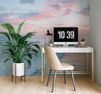 Sunrise Surf Session 2 Wall Mural-Wall Mural-Eazywallz