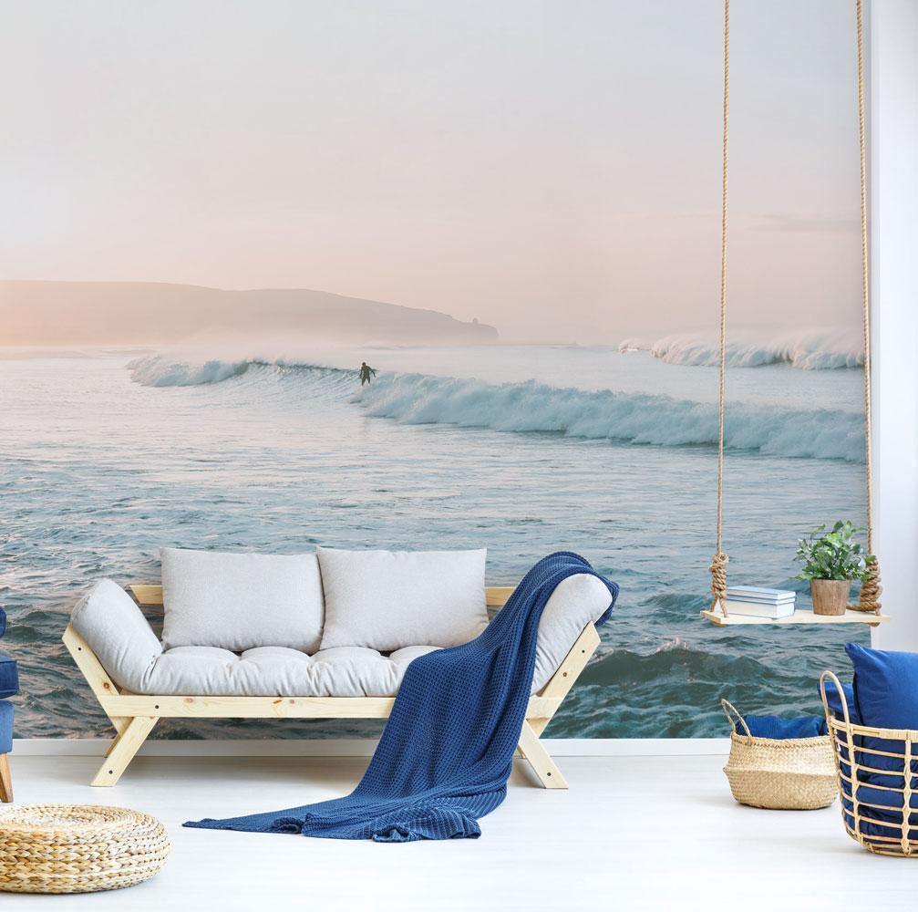 Sunrise Surf Session Wall Mural-Wall Mural-Eazywallz