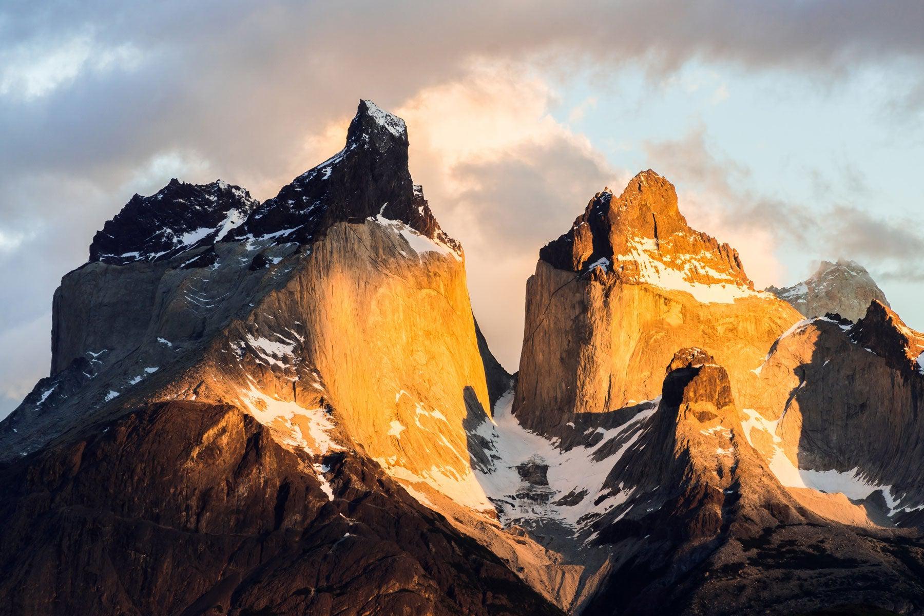 Sunrise on Chilean Mountains Wall Mural-Wall Mural-Eazywallz
