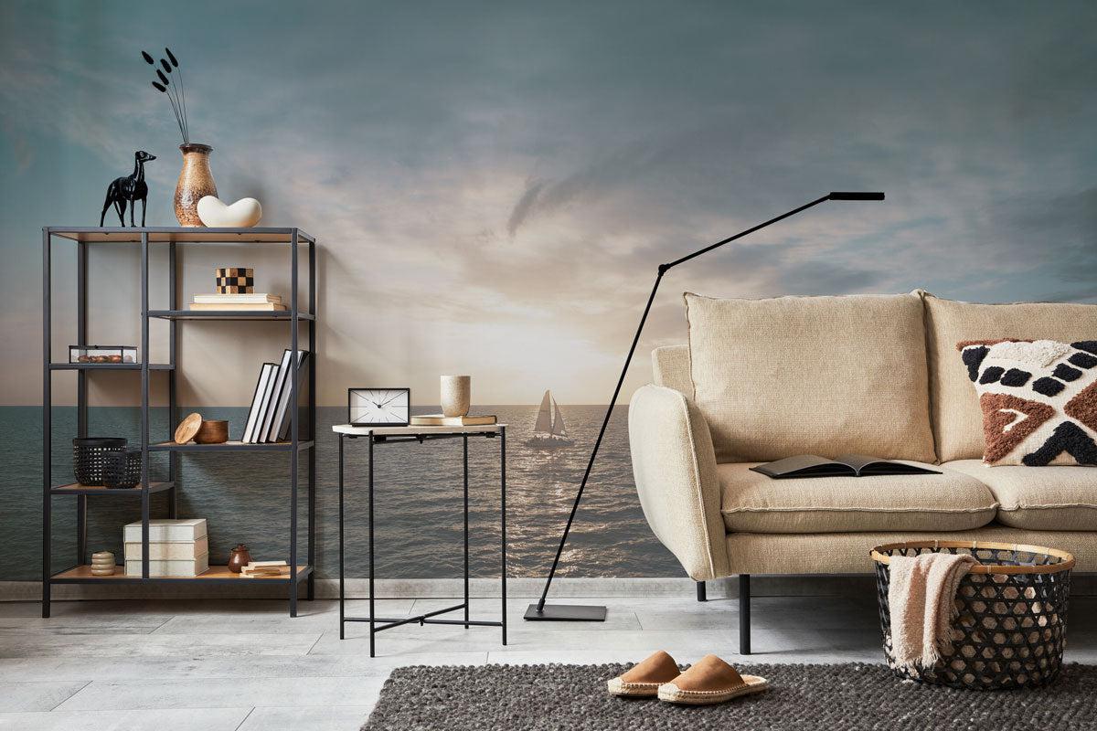 Sunset Sailing Wall Mural-Wall Mural-Eazywallz