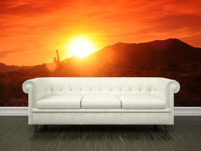 Sunset in Central Arizona Wall Mural-Wall Mural-Eazywallz