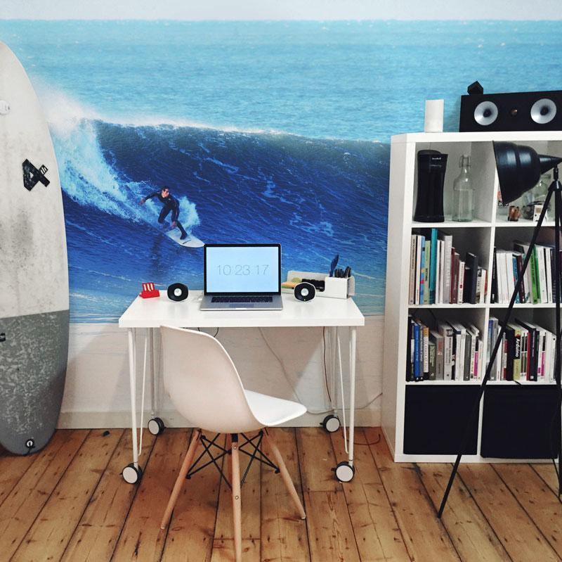 Surfing the Wave Wall Mural-Wall Mural-Eazywallz