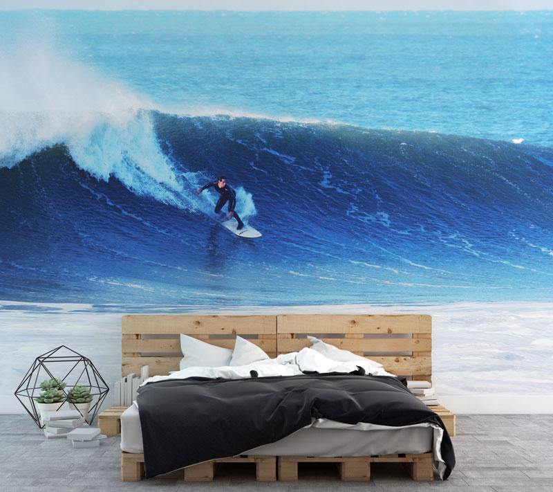 Surfing the Wave Wall Mural-Wall Mural-Eazywallz