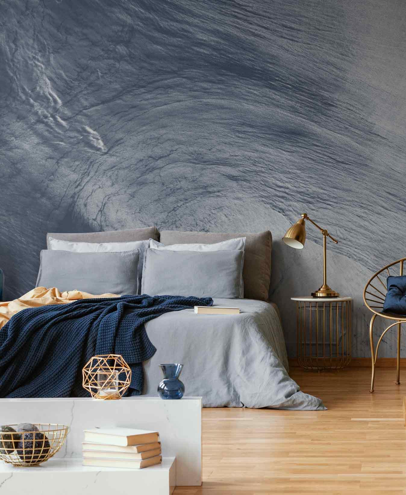 Swirls above the Sea Wall Mural-Wall Mural-Eazywallz