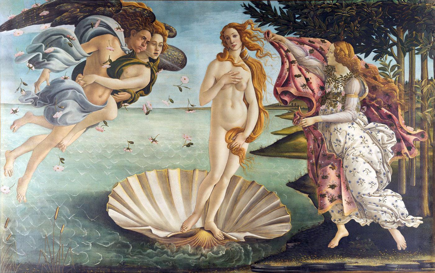 The Birth of Venus Wall Mural-Wall Mural-Eazywallz