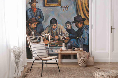 The Card Players Wall Mural-Wall Mural-Eazywallz