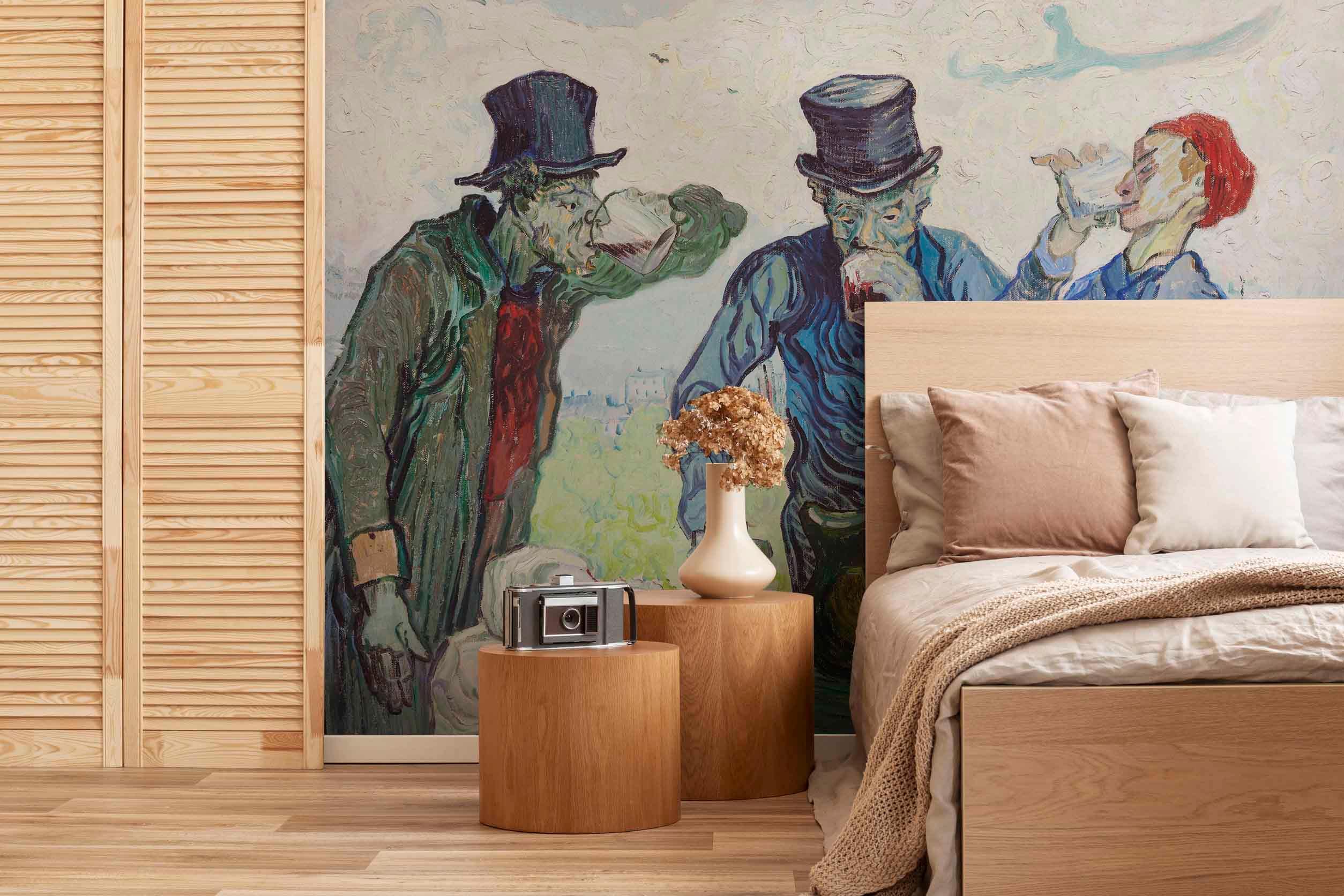 The Drinkers Wallpaper Mural-Wall Mural-Eazywallz