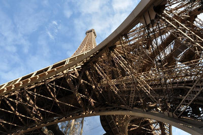 The Eiffel Tower from below, France Wall Mural-Wall Mural-Eazywallz