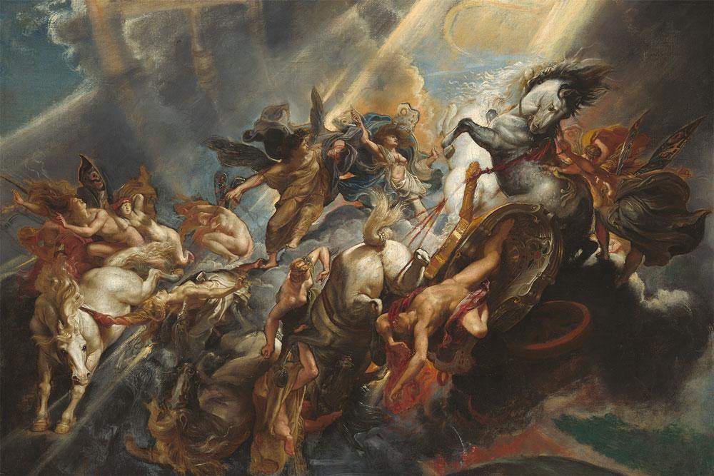 The Fall Of Phaeton-Wall Mural-Eazywallz