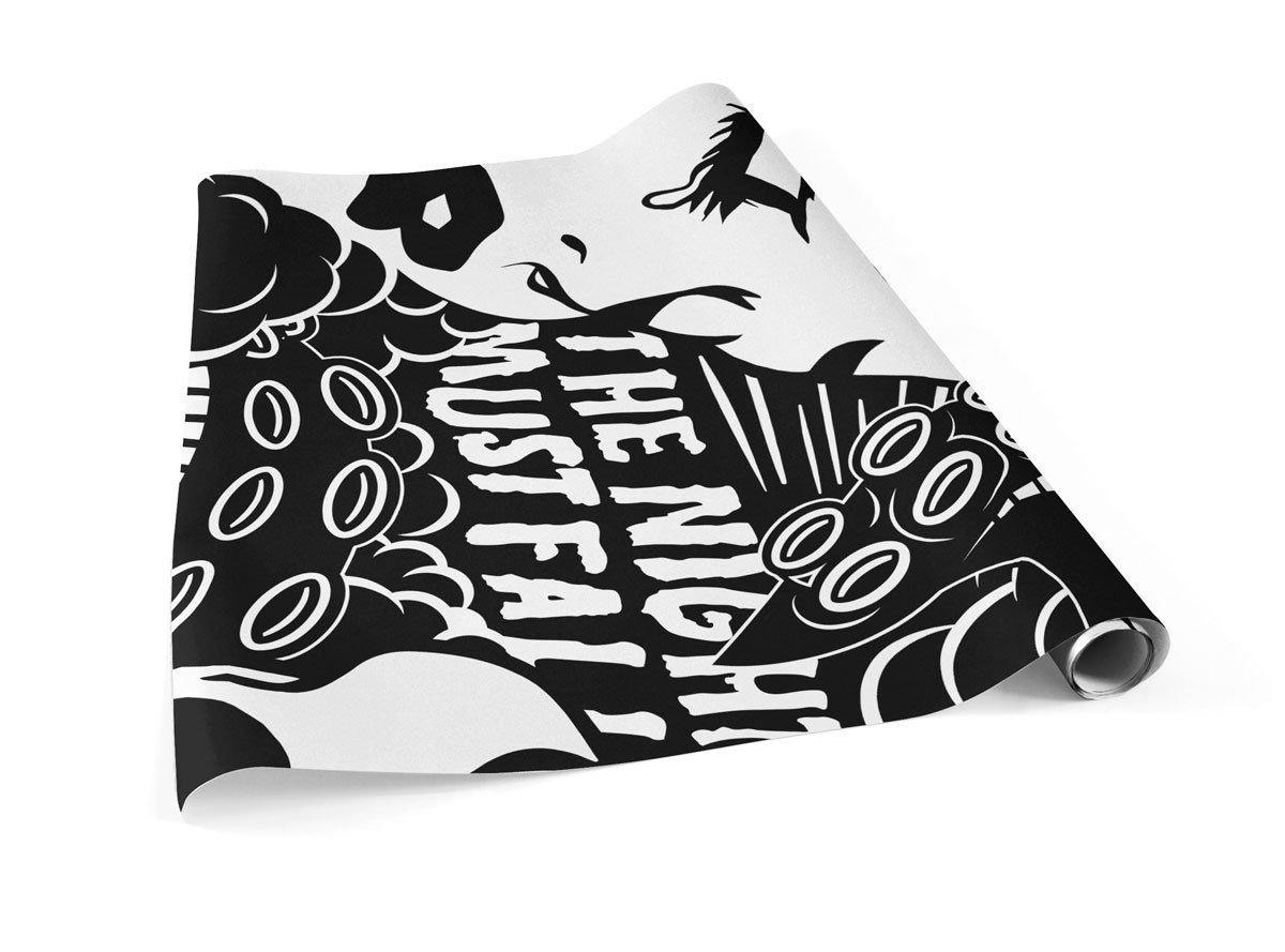 The Night Must Fall Illustration Wallpaper Mural-Wall Mural-Eazywallz