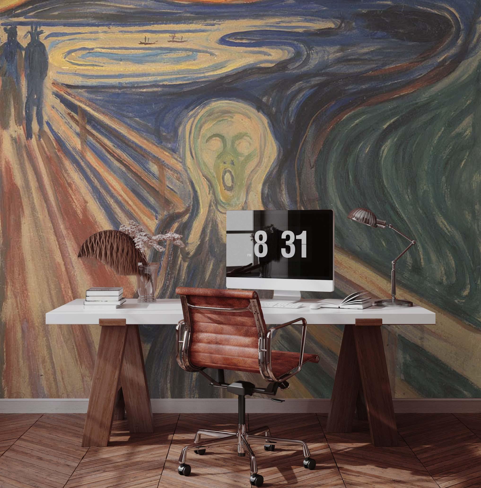 The Scream Wall Mural-Wall Mural-Eazywallz