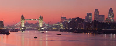The Thames at Sunset Wall Mural-Wall Mural-Eazywallz