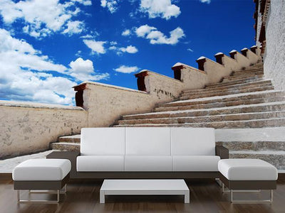 The stairs to the Potala Palace Wall Mural-Wall Mural-Eazywallz
