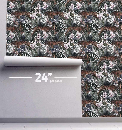 Tigers Wallpaper #112-Repeat Pattern Wallpaper-Eazywallz