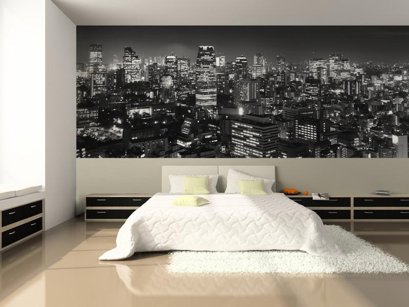 Tokyo Panorama Wall Mural-Wall Mural-Eazywallz