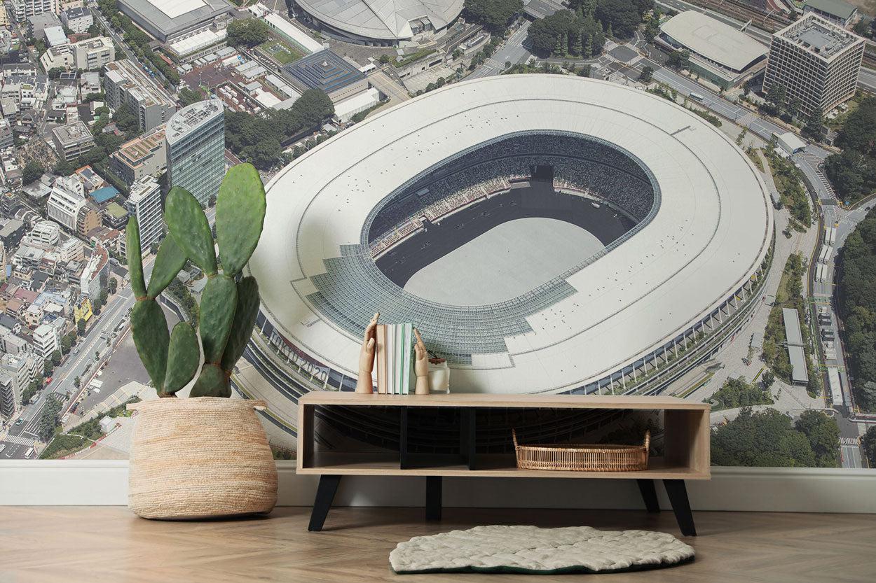 Tokyo Stadium Wall Mural-Wall Mural-Eazywallz