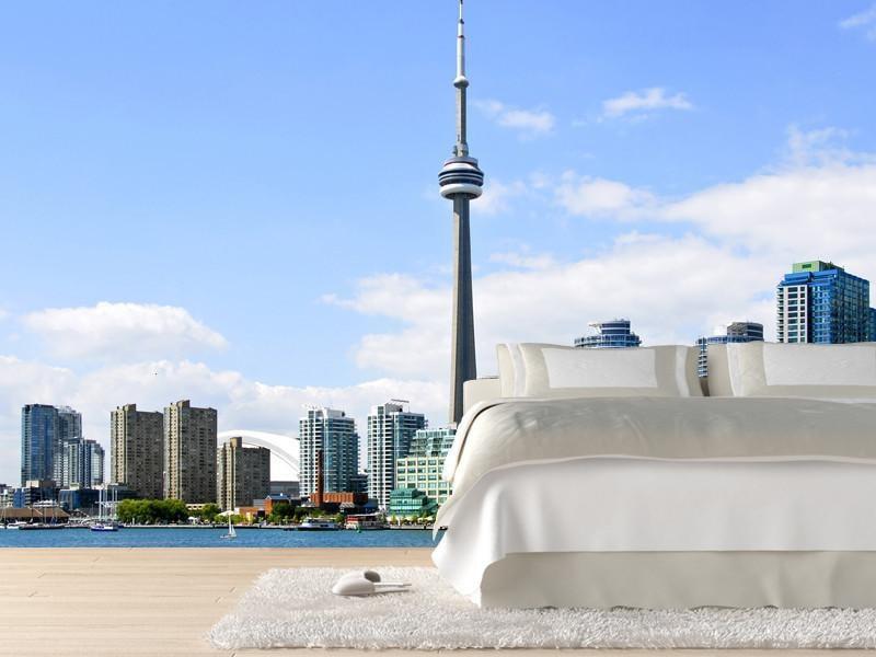 Toronto Harbor Skyline Wall Mural-Wall Mural-Eazywallz