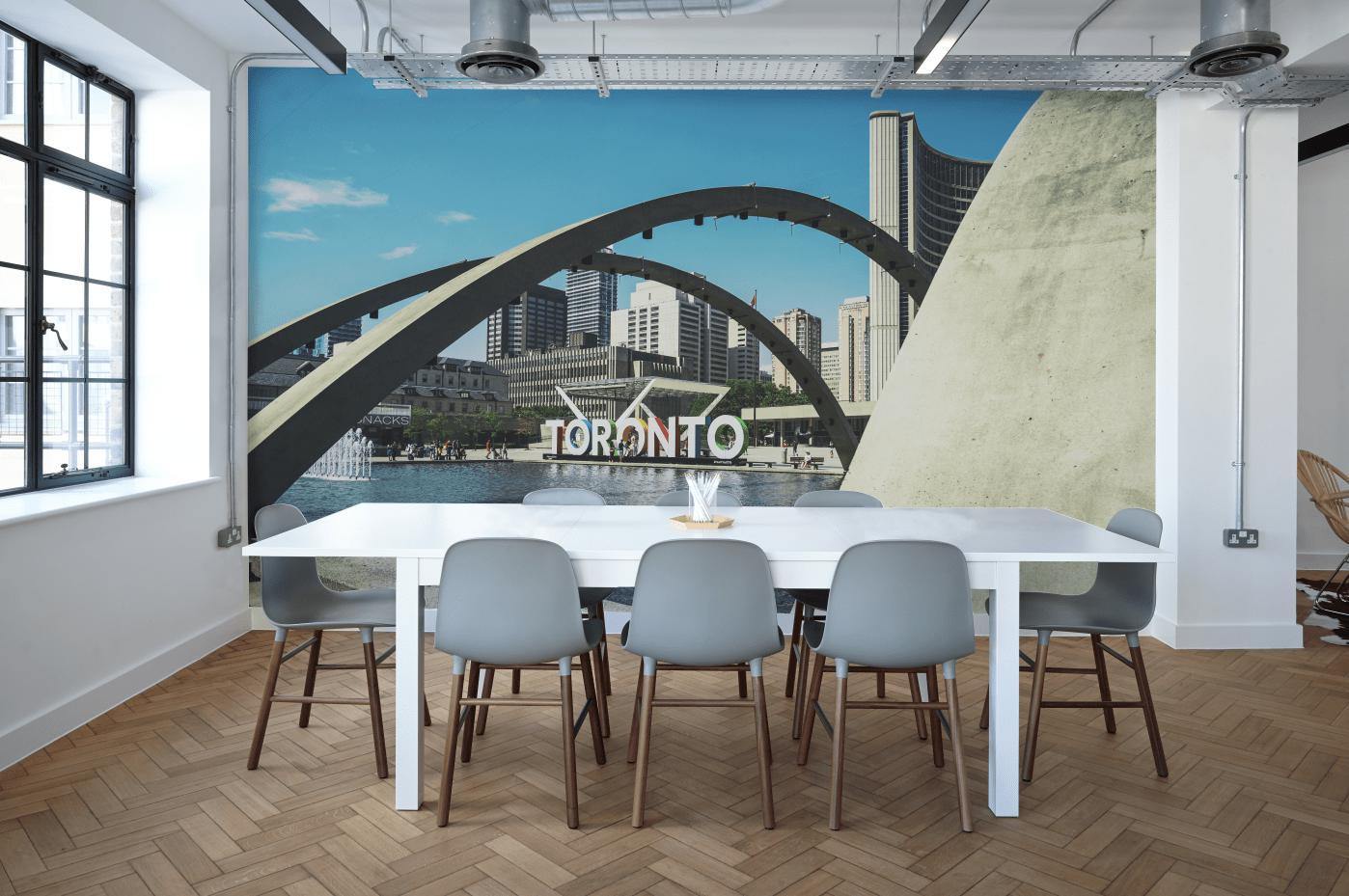 Toronto Scene Wall Mural-Wall Mural-Eazywallz