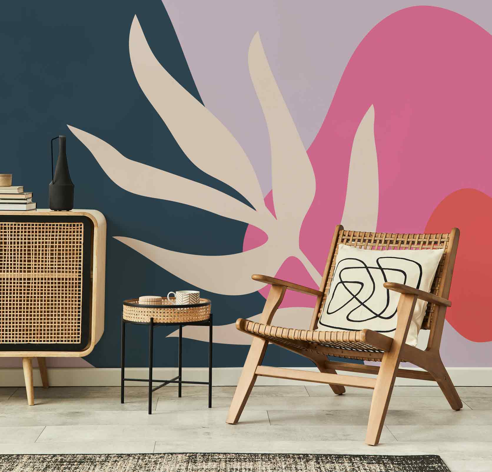 Tropical Memphis Abstract Wall Mural-Wall Mural-Eazywallz