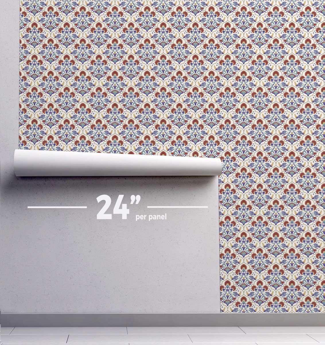 Turkish Pattern Wallpaper #077-Repeat Pattern Wallpaper-Eazywallz