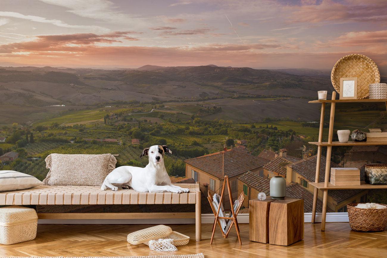 Tuscany Landscape Wall Mural-Wall Mural-Eazywallz