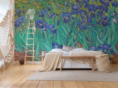 Van Gogh Irises Wall Mural-Wall Mural-Eazywallz