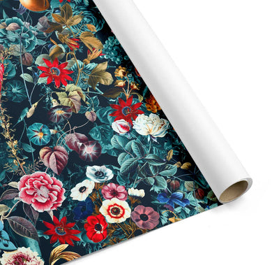 Vibrant Dark Flower Wallpaper #486-Repeat Pattern Wallpaper-Eazywallz