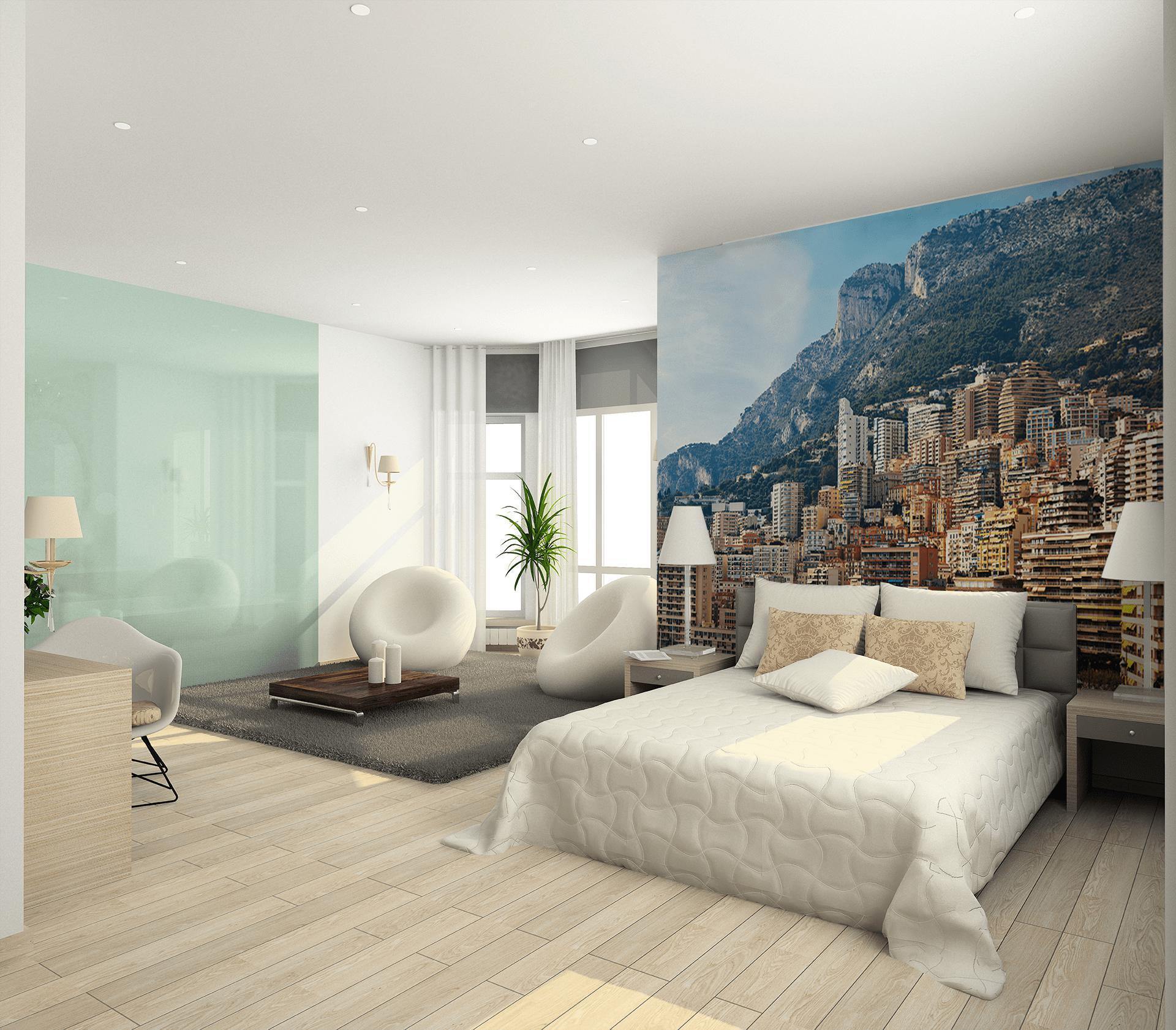 View of Monte Carlo Wall Mural-Wall Mural-Eazywallz