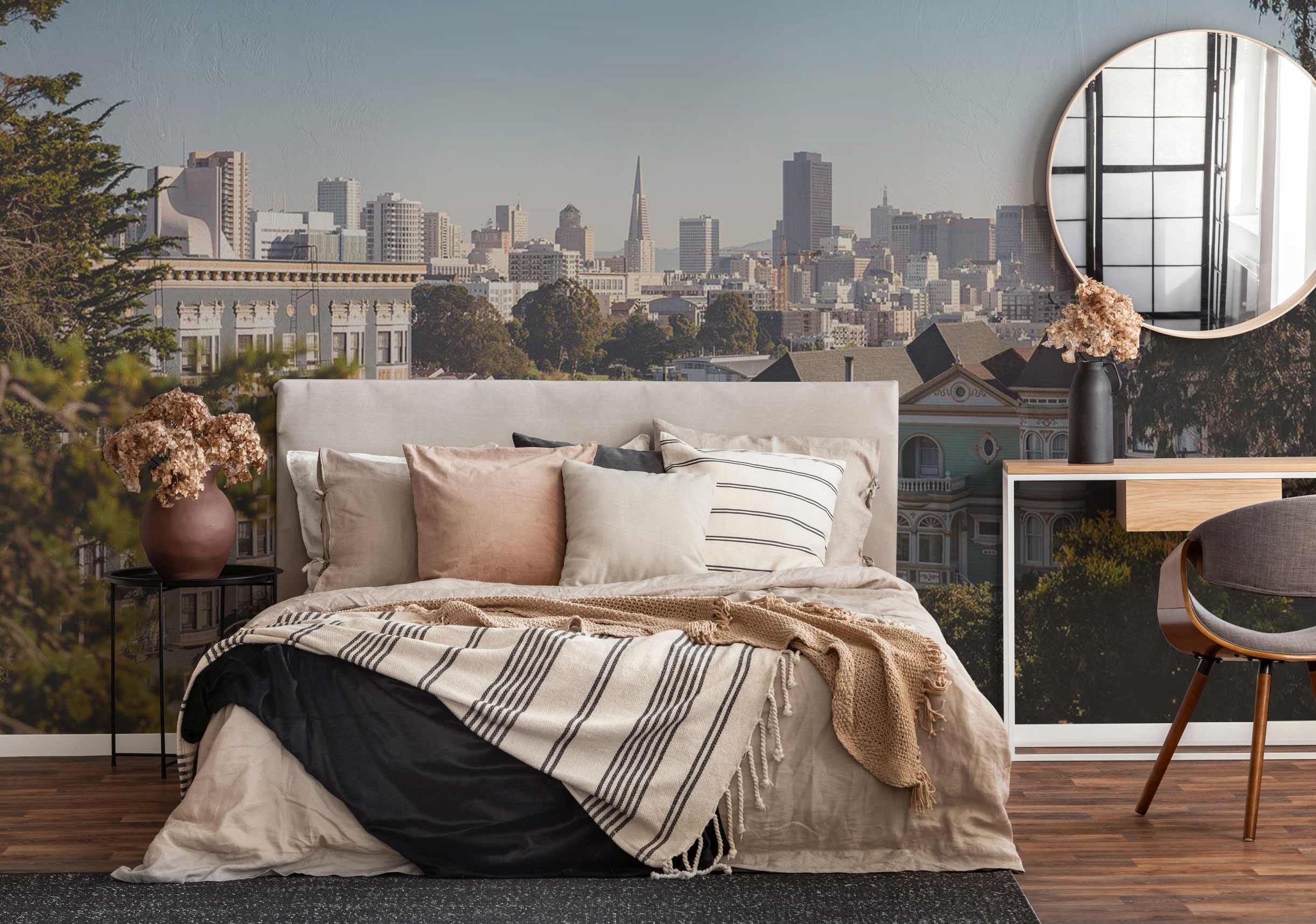 View of San Francisco Wall Mural-Wall Mural-Eazywallz