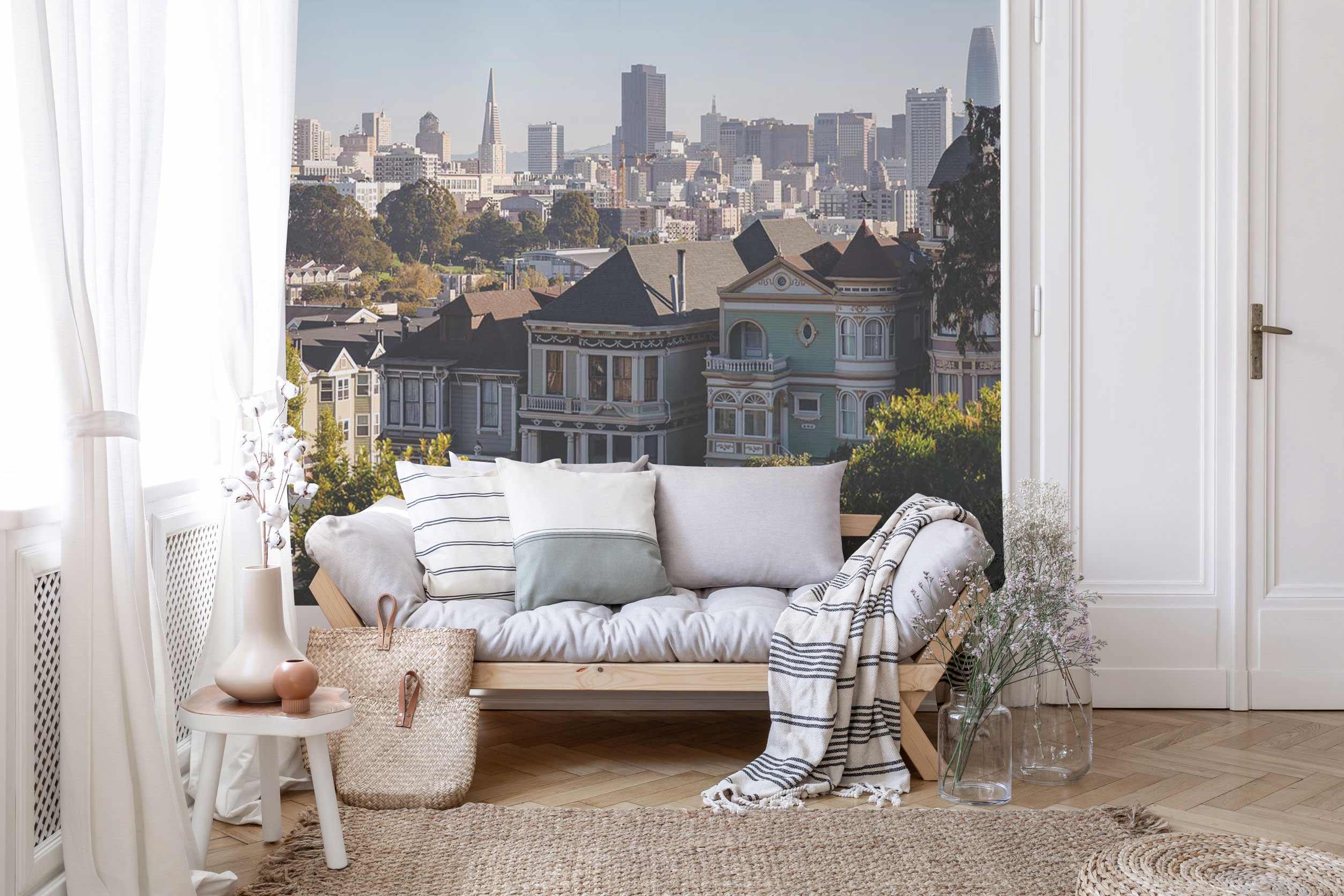 View of San Francisco Wall Mural-Wall Mural-Eazywallz